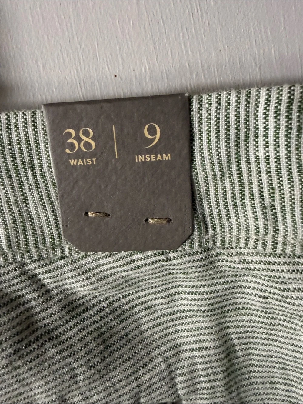 J crew Men's Light Green Linen Blend Shorts